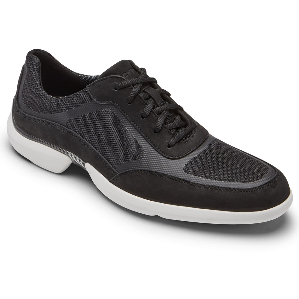 Rockport Singapore Mens Sneakers - Total Motion Advance Sport Mesh Shoe Black - PC9103528